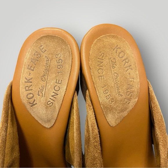 Kork-Ease Haya Platform Sandals Sz 7 Tan - Picture 5 of 15